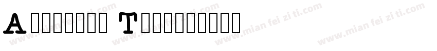 American Type字体转换
